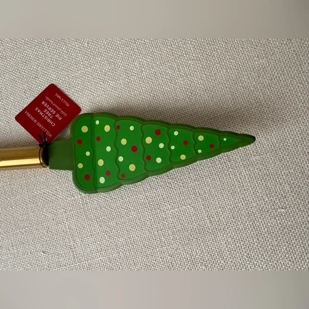 WILLIAMS SONOMA CHRISTMAS TREE PIE SERVER